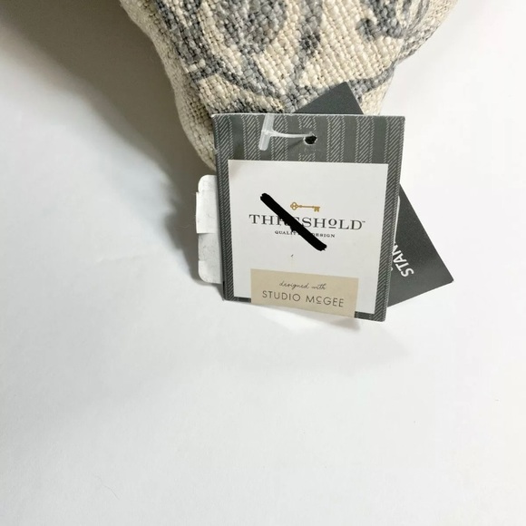 2 Studio McGee Threshold Floral Lumbar Pillows - Picture 5 of 6